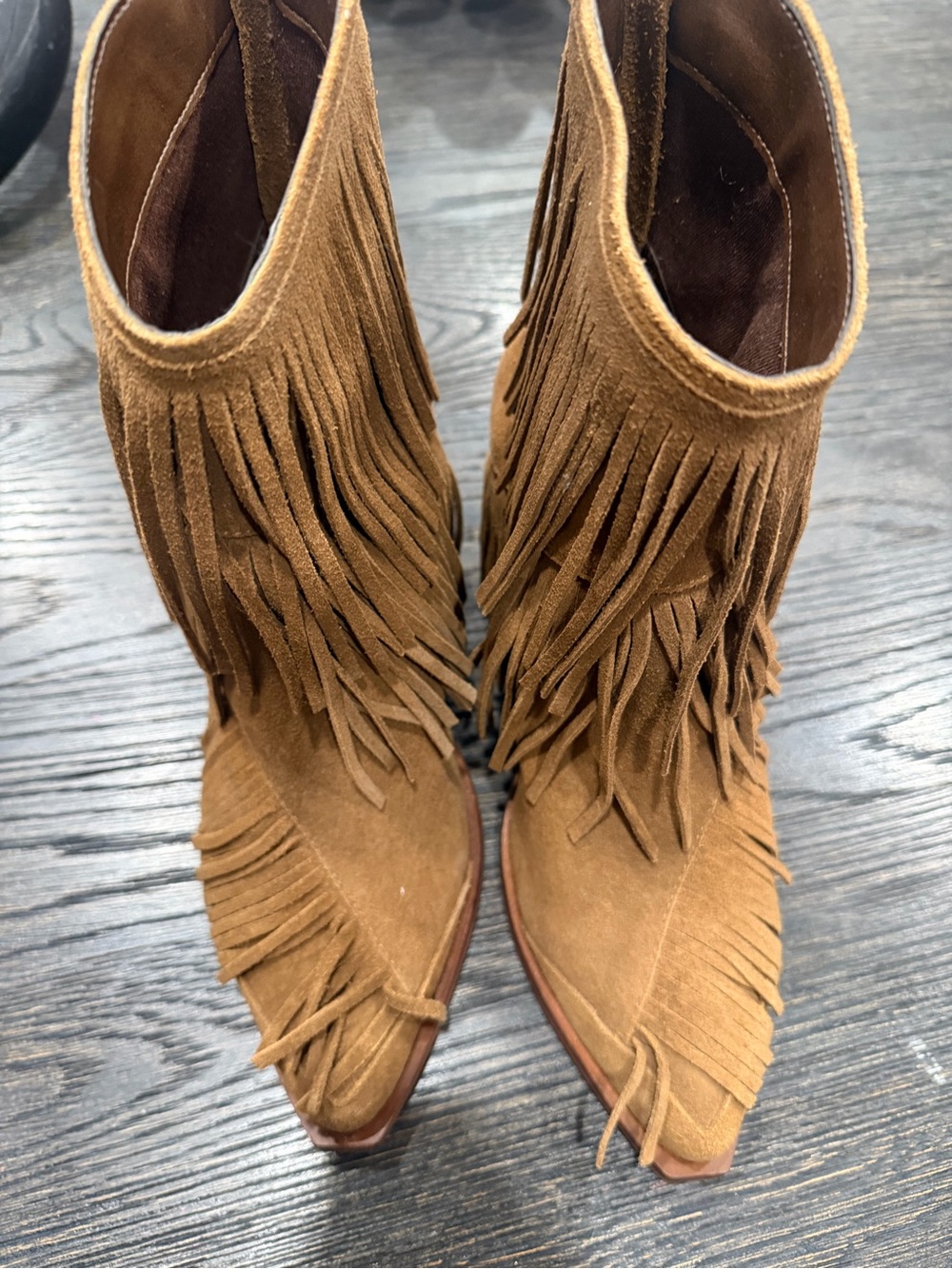 Dolce Vita torey booties chestnut suede size 9 - Picture 4 of 13